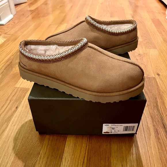 NWB Men's UGG X Madhappy Tasman Cogs Mules Chestnut Brown Size 12 Runs Like 11 - Picture 1 of 8